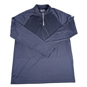 Under Armour | Navy | Men's HeatGear‎ Quarter Zip Pullover | L